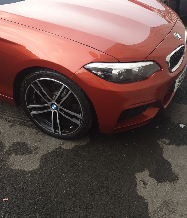 Professional car repair result after spray painting King Automotive